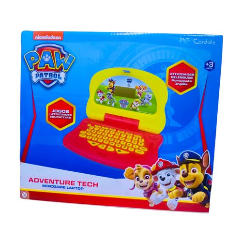 Laptop Infantil - Bilíngue - Patrulha Canina Adventure Tech - Candide