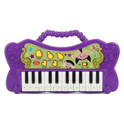 Teclado Musical - O Show da Luna - Com Luz e Som - Multikids