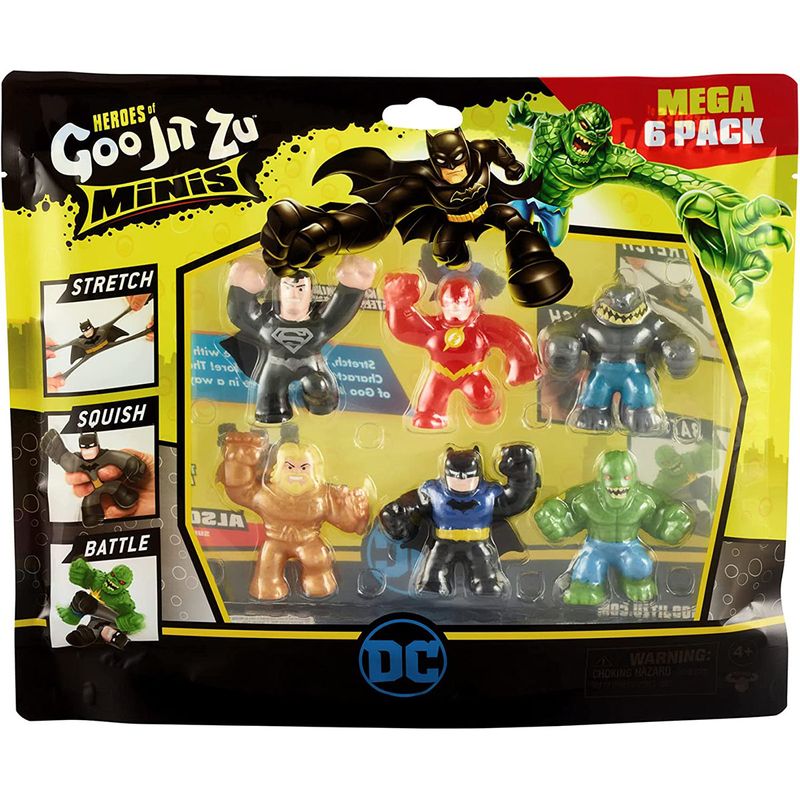 SUN3364---Conjunto-Mini-Figuras-Elasticas---Mega-Pack-6---DC-Comics---Goo-Jit-Zu---06-cm---Sunny-2