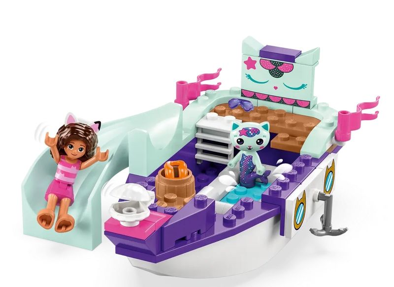 LEGO-Casa-da-Gabby---Navio-e-Spa-da-Gabby-e-Sereiata---88-Pecas---10786-3