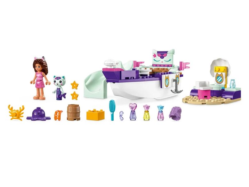 LEGO-Casa-da-Gabby---Navio-e-Spa-da-Gabby-e-Sereiata---88-Pecas---10786-5