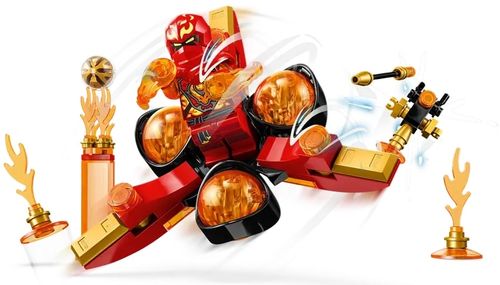 LEGO Ninjago - Giro Spinjitzu do Poder do Dragão de Kai - 72 Peças - 71777