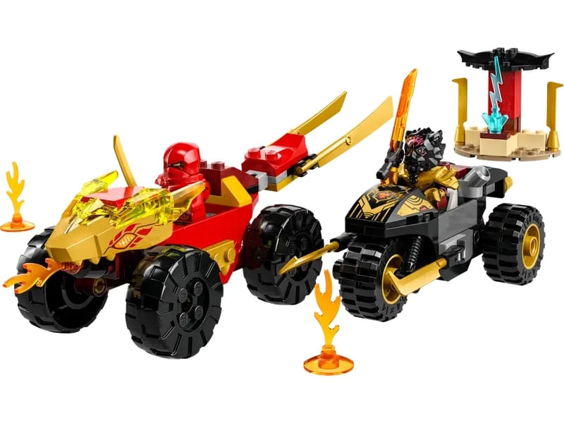 LEG71789---LEGO-Ninjago---Batalha-de-Carro-e-Moto-de-Kai-e-Ras---103-Pecas---71789-2