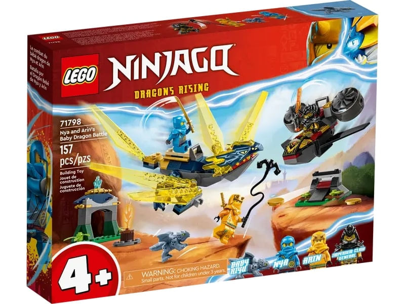 LEG71798---LEGO-Ninjago---Batalha-do-Bebe-Dragao-de-Nya-e-Arin---157-Pecas---71798-1