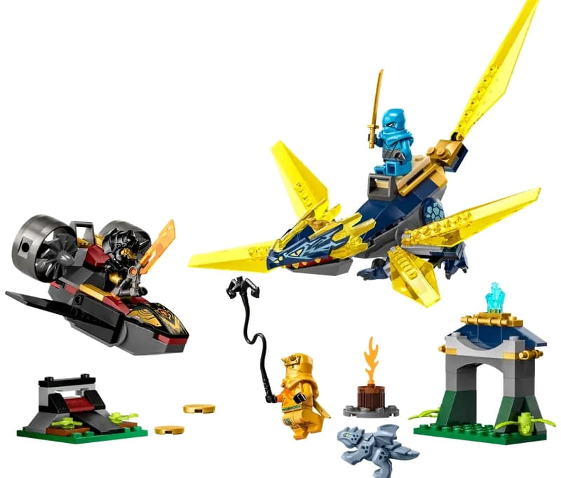 LEG71798---LEGO-Ninjago---Batalha-do-Bebe-Dragao-de-Nya-e-Arin---157-Pecas---71798-2