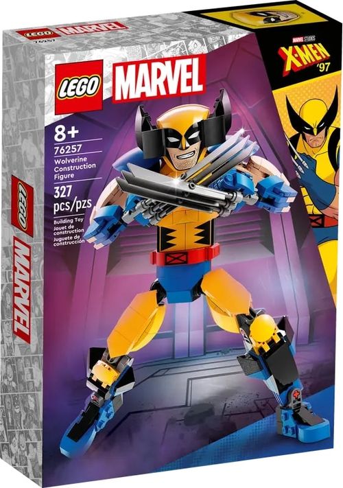 LEGO Marvel - Figura de Construção do Wolverine - 327 Peças - 76257