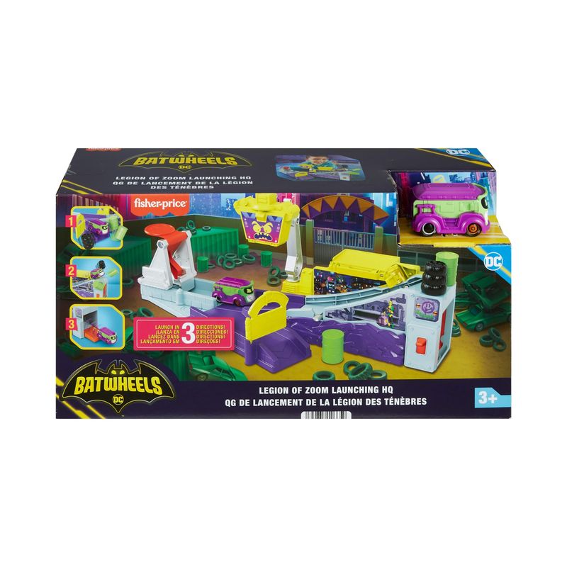 Pista-com-Carrinho-Batwheels---QG-de-Lancamento-Legion-of-Zoom---DC---Fisher-Price-2