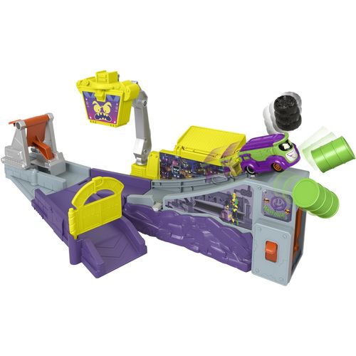 Pista com Carrinho Batwheels - QG de Lançamento Legion of Zoom - DC - Fisher-Price