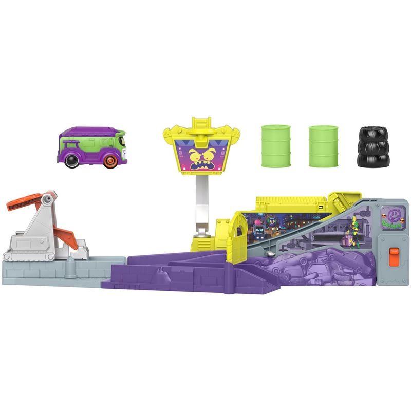 Pista-com-Carrinho-Batwheels---QG-de-Lancamento-Legion-of-Zoom---DC---Fisher-Price-8
