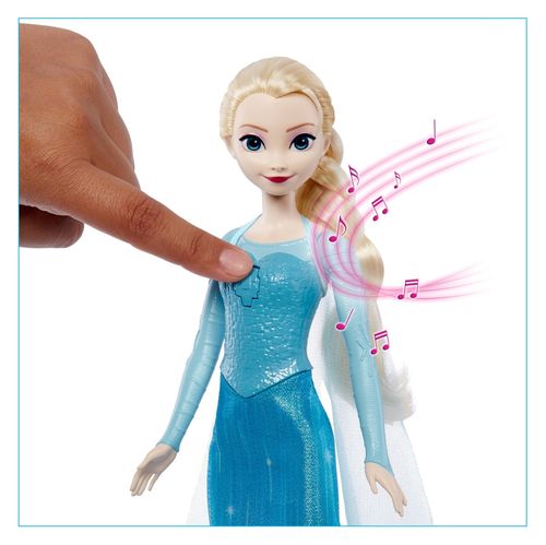 Boneca Princesa Disney - Elsa Musical - Canta Livre Estou - Frozen - 100 Anos - 30 cm - Mattel