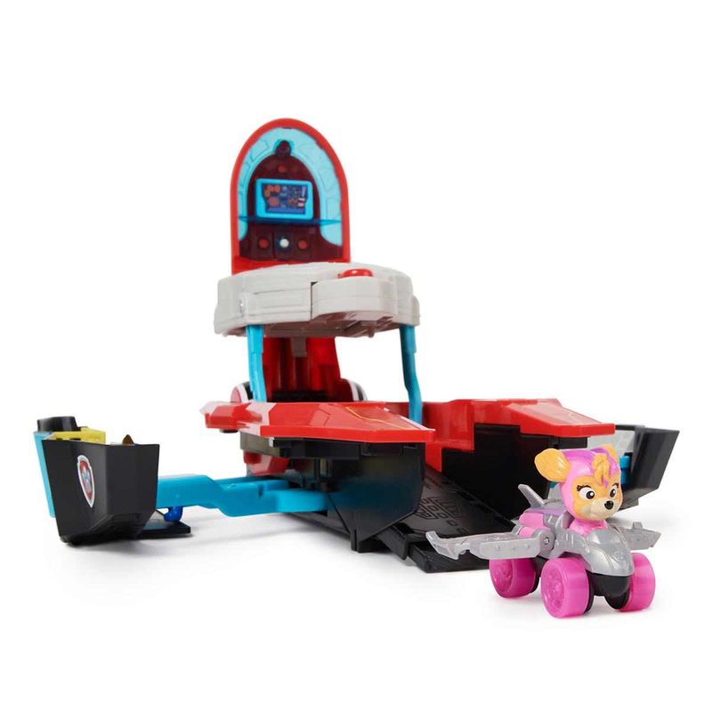 Veiculo-e-Playset-com-Mini-Figura---QG-Marinho---Patrulha-Canina---Um-Filme-Superpoderoso---Pup-Squad---Sunny-4