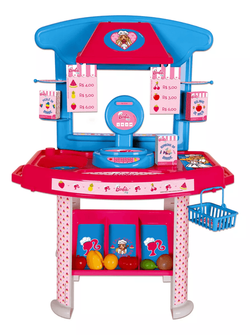 Playset Mercadinho - Barbie Chef - Cotiplás