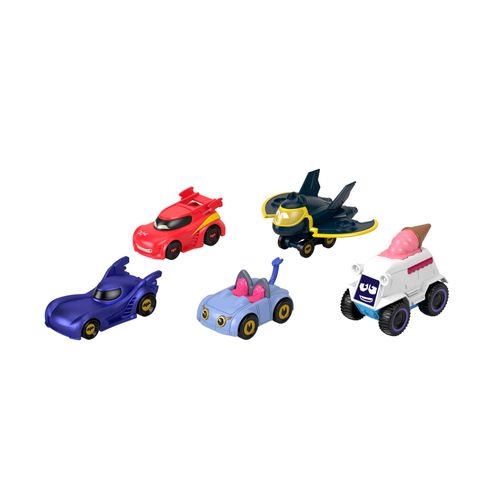 Conjunto com 5 Carrinhos Batwheels - Batmobile - 1:55 - DC - Fisher-Price