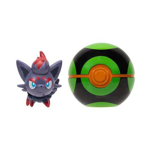 Conjunto Pokémon - Zorua e Dusk Ball - Clip and Go - Sunny