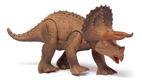 Dinossauro com Som - Triceratops - Dino World - 45 cm - Cotiplás