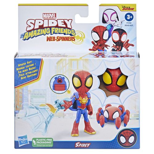 Mini Figura com Acessórios - Spidey - Spidey and His Amazing Friends - 10 cm - Hasbro