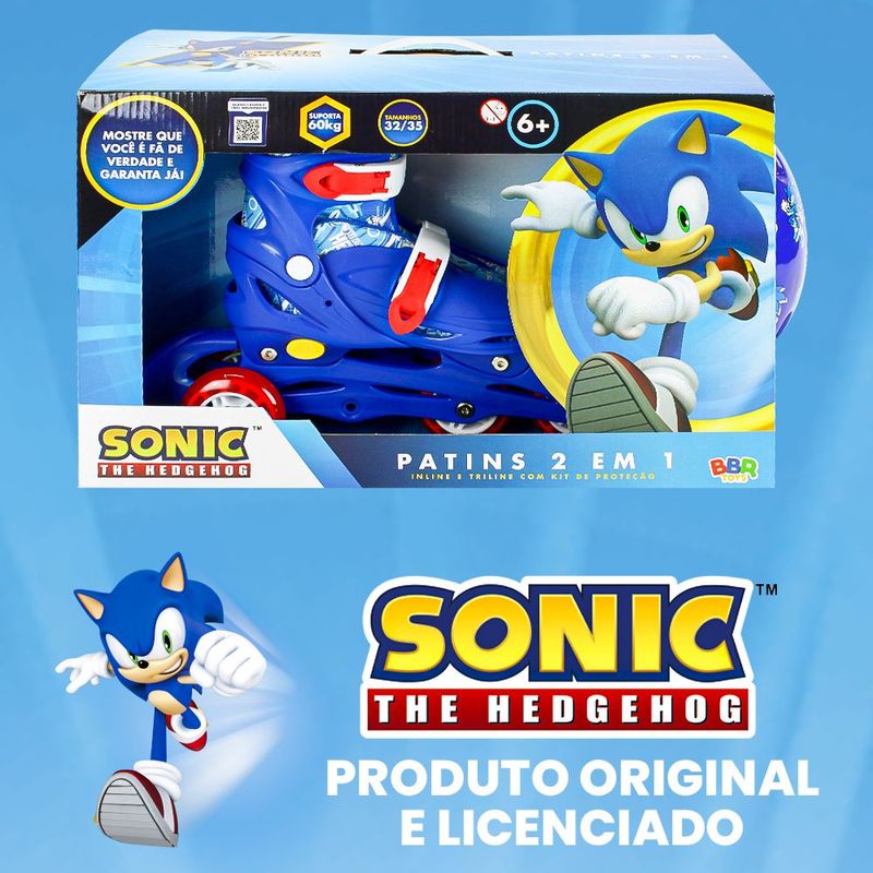 Patins-Inline-com-Kit-de-Protecao---Sonic-The-Hedgehog---Tamanho-32-a-35---BBR-Toys-1--8
