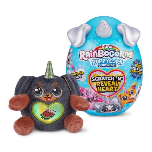 Ovo com Pelúcia Surpresa - Puppycorn Surprise - Rainbocorns - Azul - Fun