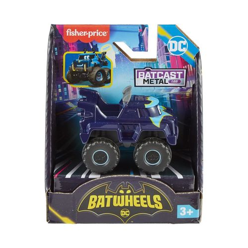 Carrinho Batwheels - Buff O Bat-Caminhão - Batcast Metal - 1:55 - DC - Fisher-Price