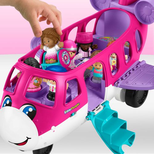 Avião dos Sonhos da Barbie - Little People - Com Luz e Som - Fisher-Price