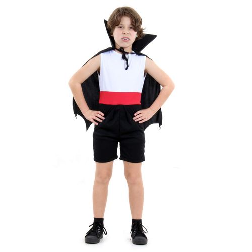 Fantasia Infantil - Vampiro Pop - Tamanho G - Sula
