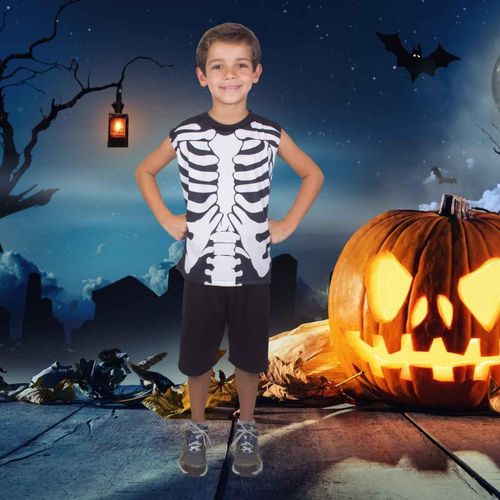 Fantasia Infantil - Esqueleto Pop - Tamanho P - Brink Model