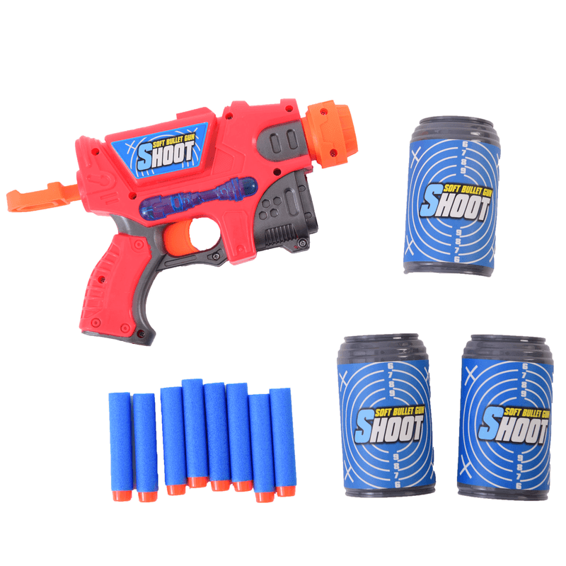 Lancador-de-Dardos-com-Alvos---One-Shot---Soft-Bullet-Gun-Shoot---Sortido---22-cm---ST-Import-4