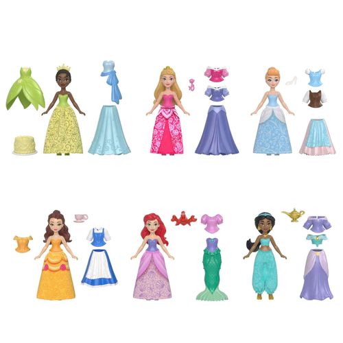 Conjunto de Roupas de Contos de Fadas - 6 Princesas - Disney - Mattel