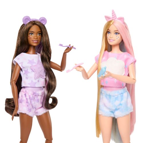 Barbie Cutie Reveal - Conjunto de Festa do Pijama - Malibu e Brooklyn - Mattel