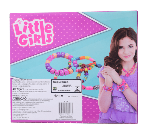 Conjunto de Acessórios - Kit Miçangas - My Little Girls - ST Import