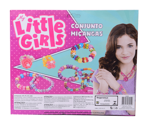 Conjunto de Acessórios - Conjunto Miçangas - My Little Girls - ST Import