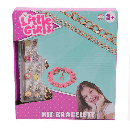 Conjunto de Acessórios - Kit Bracelete - My Little Girls - ST Import
