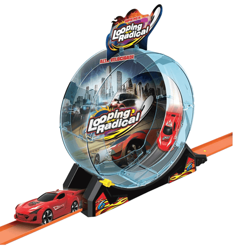 Pista Hot Speeds com Carrinho - Power Racing Track - ST Import