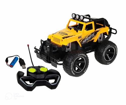 Carrinho de Controle Remoto - Sport Off-Road - Amarelo - ST Import