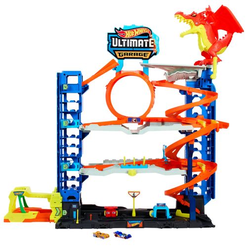 Pista Hot Wheels com Carrinhos - Ultimate Garage - City - 90 cm - Mattel