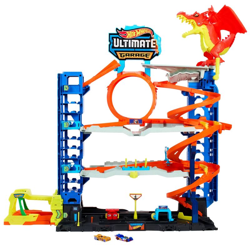 Pista-Hot-Wheels-com-Carrinhos---Ultimate-Garage---City---90-cm---Mattel-1