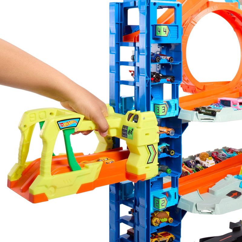Pista-Hot-Wheels-com-Carrinhos---Ultimate-Garage---City---90-cm---Mattel-5