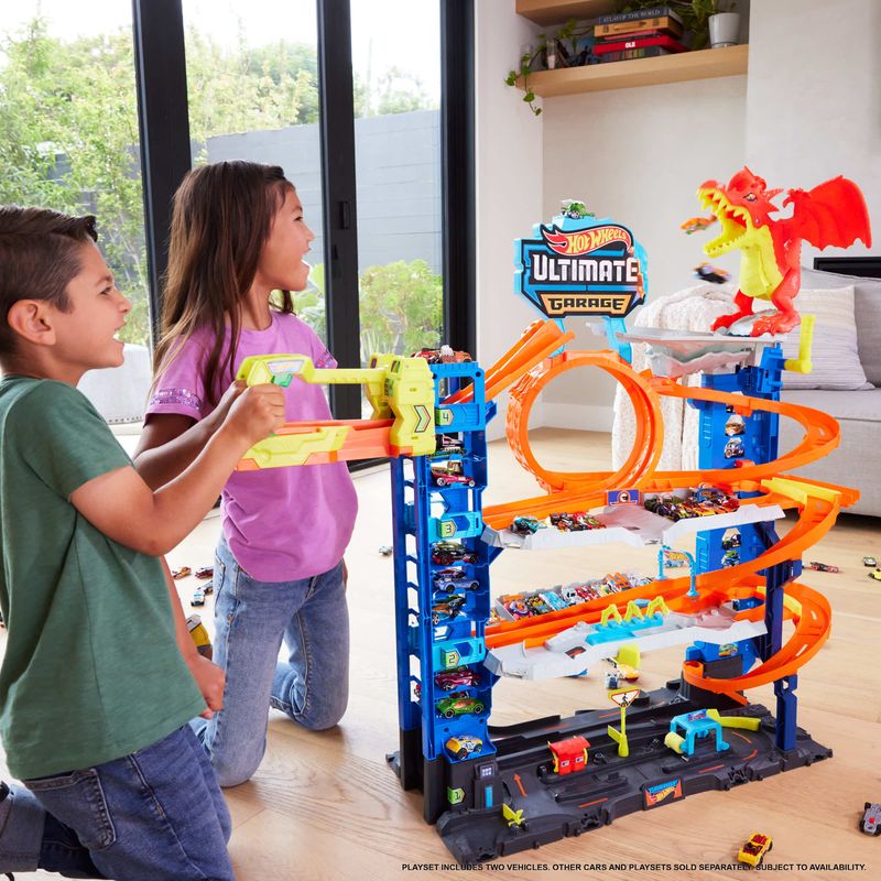 Pista-Hot-Wheels-com-Carrinhos---Ultimate-Garage---City---90-cm---Mattel-6