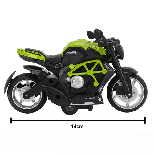 Miniatura Moto com Fricção - S990 XS - Motorcycle - Luz e Som - Sortido - 1:16 - 14 cm - Yestoys