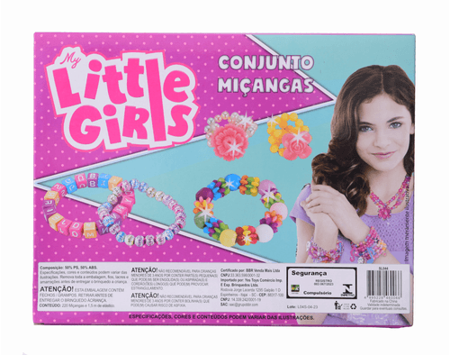 Kit Miçangas - Pulseiras Divertidas - My Little Girls