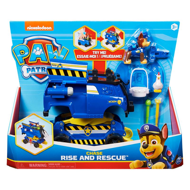 Veiculo-com-Mini-Figura-e-Lancador---Chase---Patrulha-Canina---Rise-and-Rescue---18-cm---Sunny-1