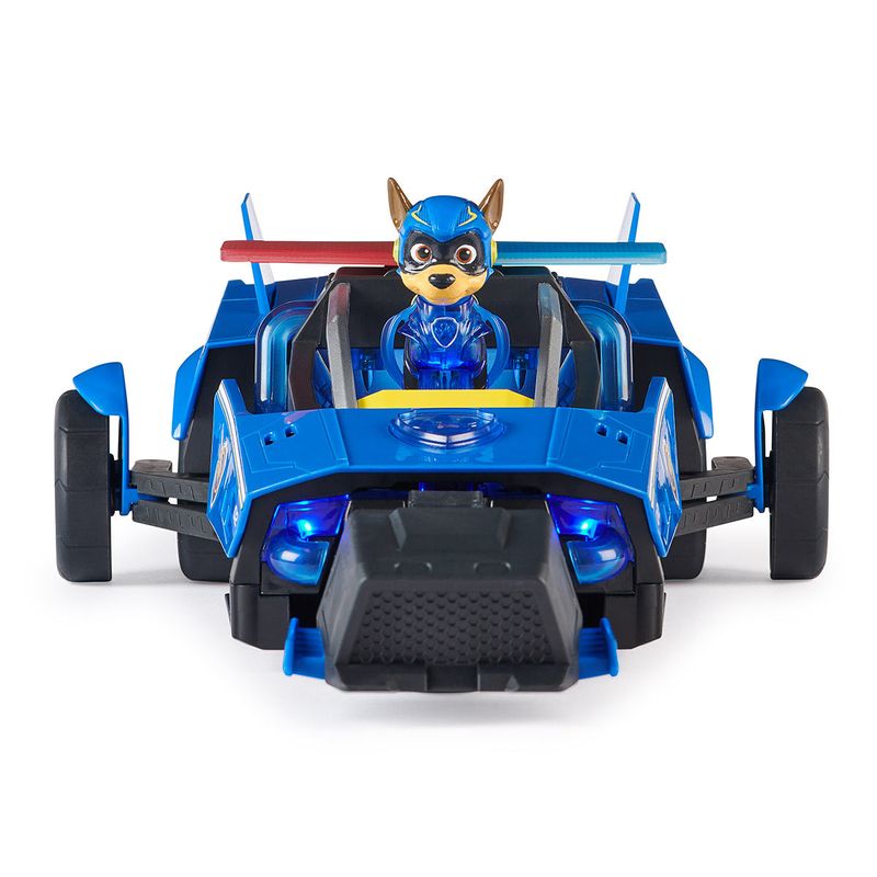 Veiculo-Transformavel-com-Mini-Figura---Carro-de-Patrulha-do-Chase---Patrulha-Canina---Um-Filme-Superpoderoso---Com-Som-e-Luz---40-cm---Sunny-4