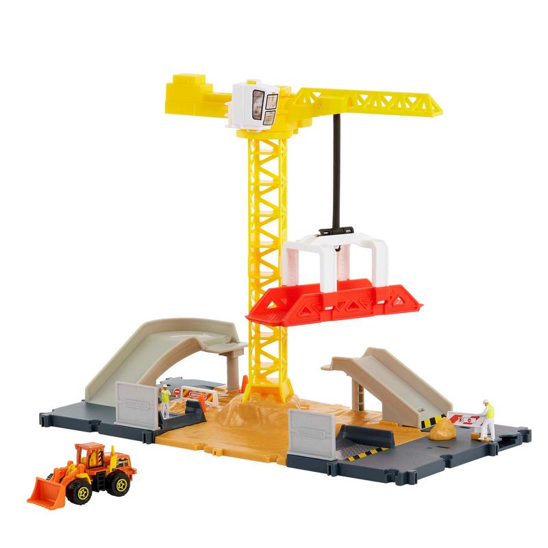 MATGVY82-HDL33---Playset-com-Carrinho---Espaco-de-Contrucao---Matchbox---Action-Drivers---Mattel-1
