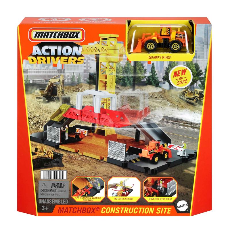 MATGVY82-HDL33---Playset-com-Carrinho---Espaco-de-Contrucao---Matchbox---Action-Drivers---Mattel-2