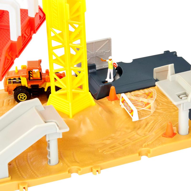 MATGVY82-HDL33---Playset-com-Carrinho---Espaco-de-Contrucao---Matchbox---Action-Drivers---Mattel-3