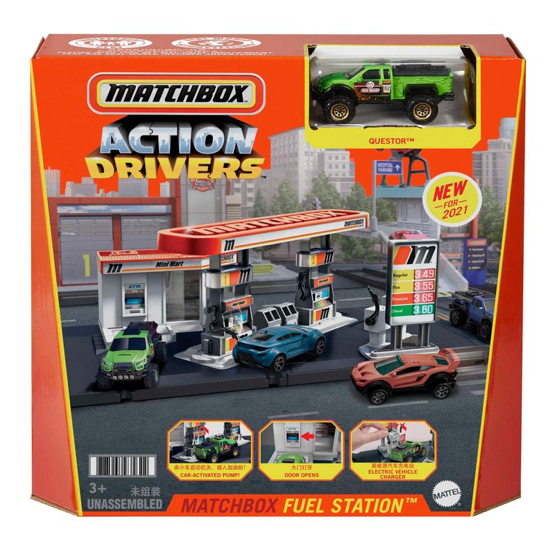 MATGVY82-GVY84---Playset-com-Carrinho---Posto-de-Gasolina---Matchbox---Action-Drivers---Mattel-2