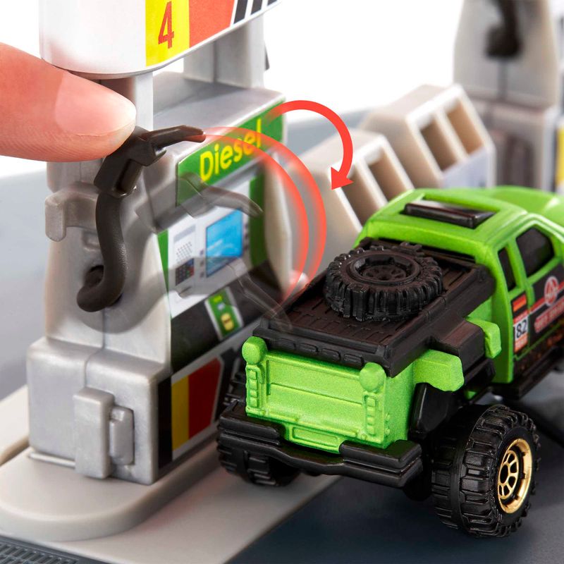 MATGVY82-GVY84---Playset-com-Carrinho---Posto-de-Gasolina---Matchbox---Action-Drivers---Mattel-4