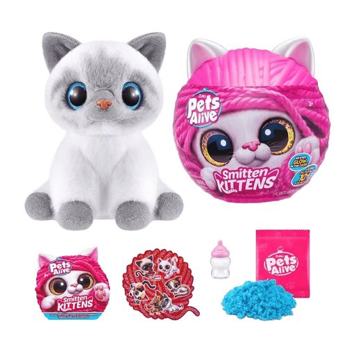 Pelúcia Surpresa com Som - Smitten Kittens - Pets Alive - Fun