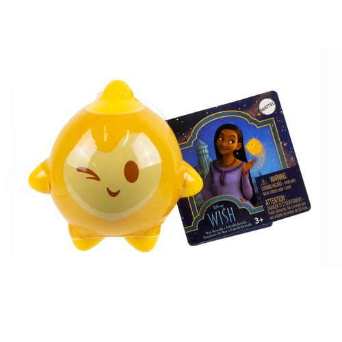 Chaveiro Estrela com Mini Figura Surpresa - Filme Wish - Disney - Mattel