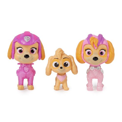 Conjunto de Mini Figuras - Skye - Patrulha Canina - Um Filme Superpoderoso - Sunny